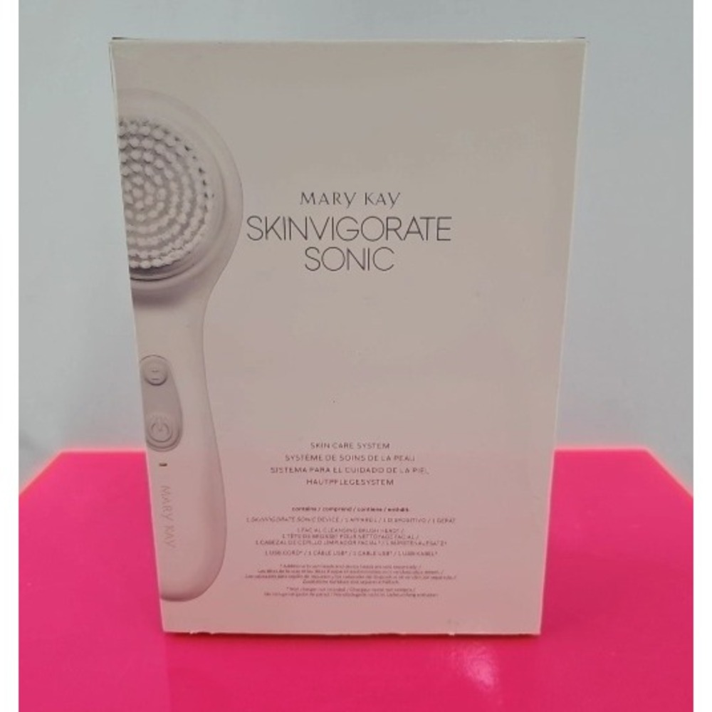 New Mary Kay Skinvigorate Sonic Skin Care System Facial Cleansing Brush